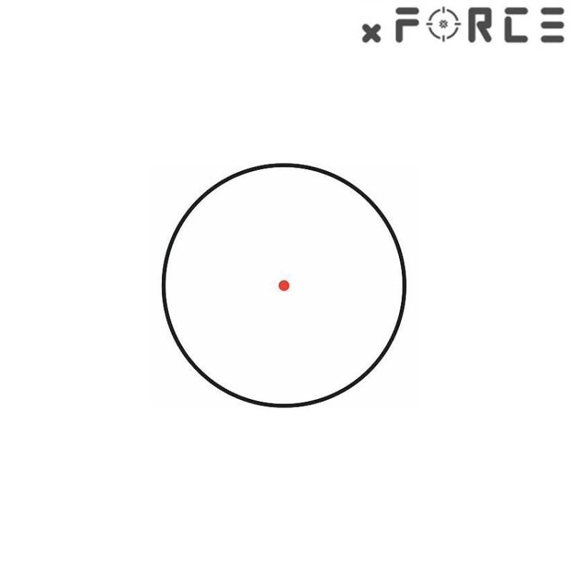 Dot sight xtps with low mount orange xforce (xf-xr001orn)