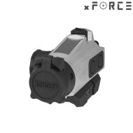 Dot sight xtps con low mount silver xforce (xf-xr001slv)
