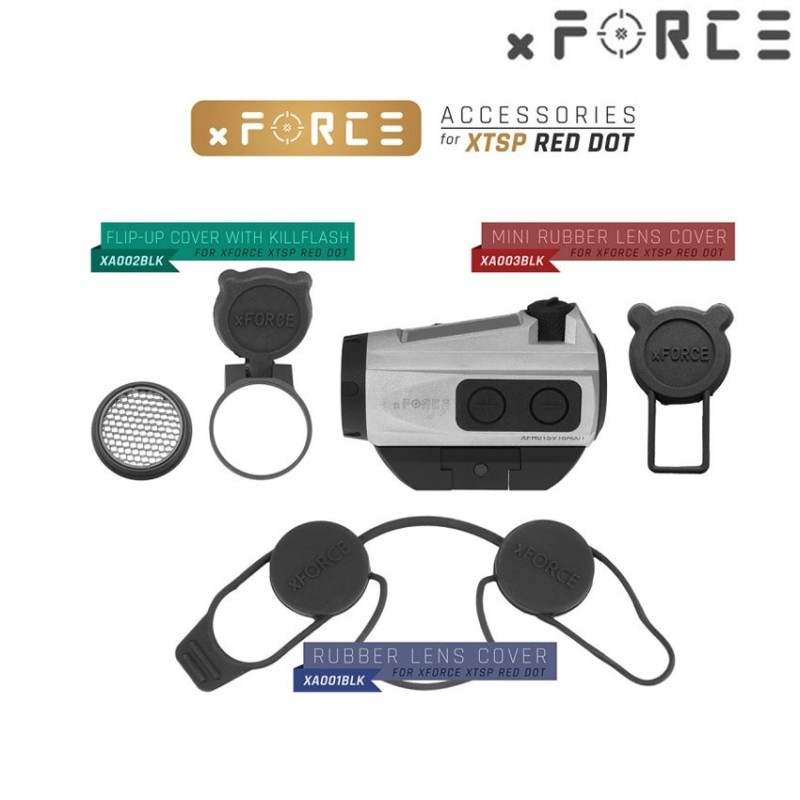 Dot sight xtps with low mount silver xforce (xf-xr001slv)