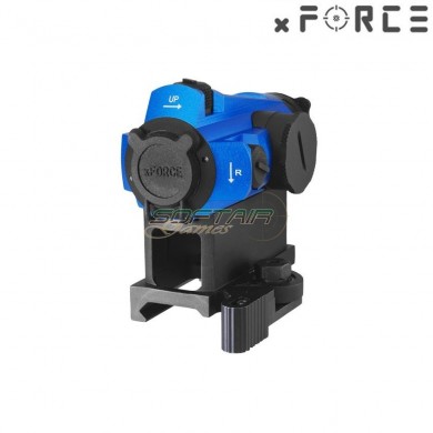 Dot sight xtps with high qd mount blue xforce (xf-xr002ble)