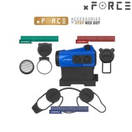 Dot sight xtps with high qd mount blue xforce (xf-xr002ble)