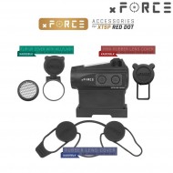 Dot sight xtps with high qd mount black xforce (xf-xr002blk)