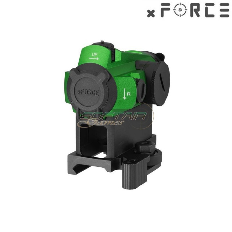 Dot sight xtps con high qd mount green xforce (xf-xr002grn)