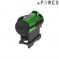 Dot sight xtps con high qd mount green xforce (xf-xr002grn)