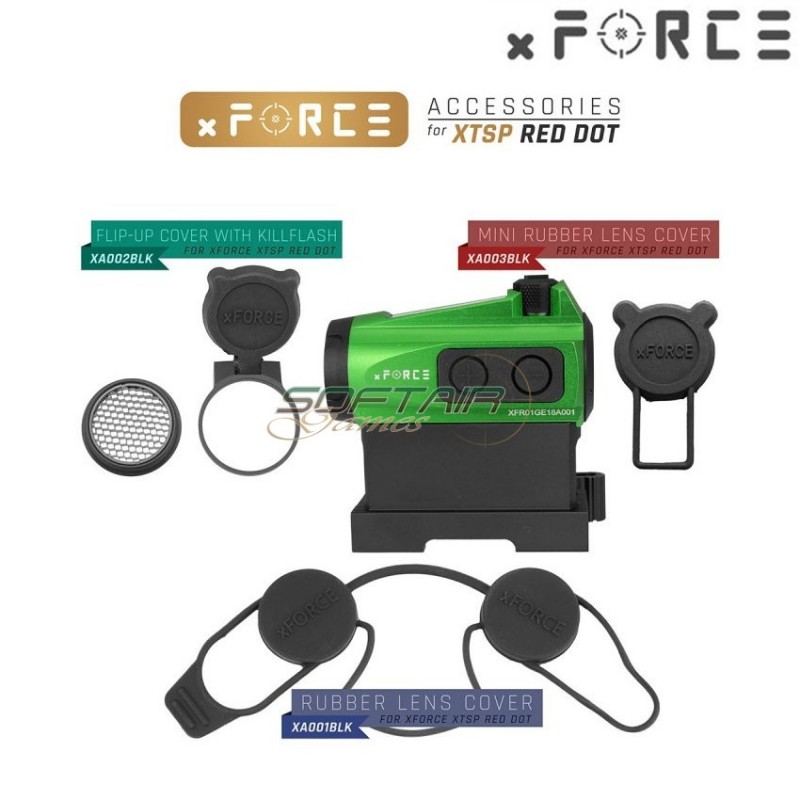 Dot sight xtps con high qd mount green xforce (xf-xr002grn)