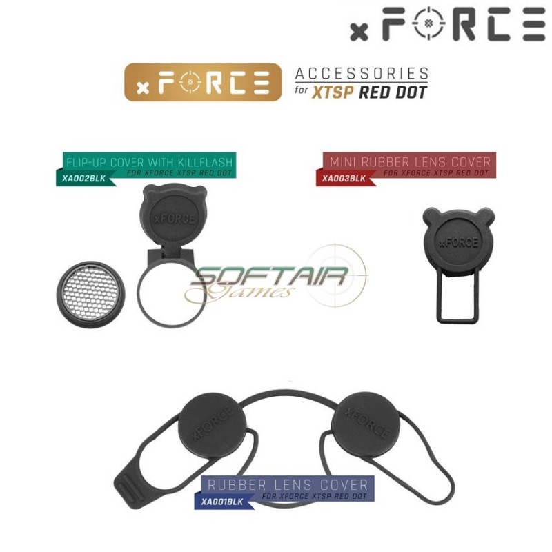 Dot sight xtps with high qd mount grey xforce (xf-xr002gry)