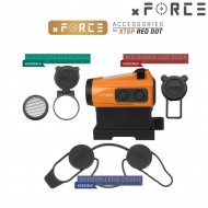 Dot sight xtps con high qd mount orange xforce (xf-xr002orn)