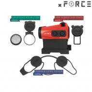 Dot sight xtps with high qd mount red xforce (xf-xr002red)