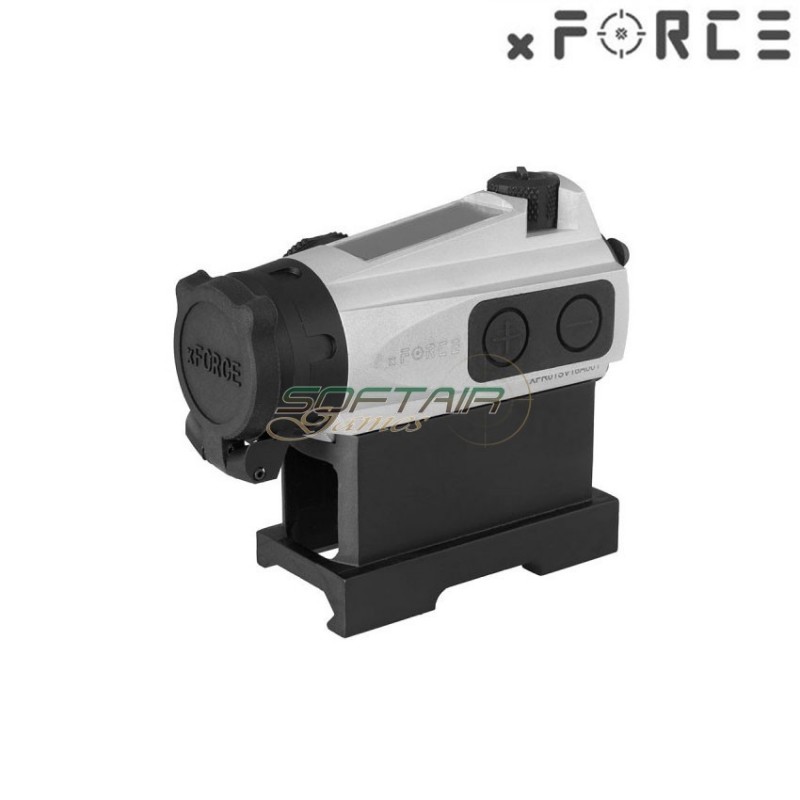 Dot sight xtps with high qd mount silver xforce (xf-xr002slv)