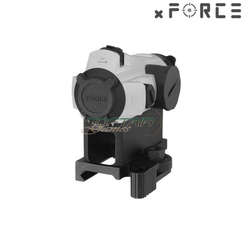 Dot sight xtps with high qd mount silver xforce (xf-xr002slv)