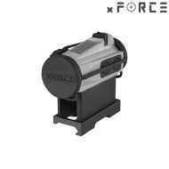 Dot sight xtps con high qd mount silver xforce (xf-xr002slv)