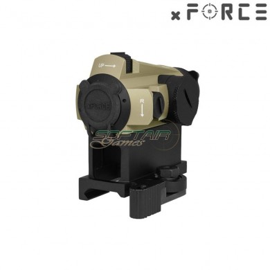 Dot sight xtps with high qd mount tan xforce (xf-xr002tan)