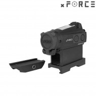 Dot sight xtps with low & high qd mount black xforce (xf-xr003blk)
