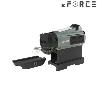 Dot sight xtps con low & high qd mount grey xforce (xf-xr003gry)