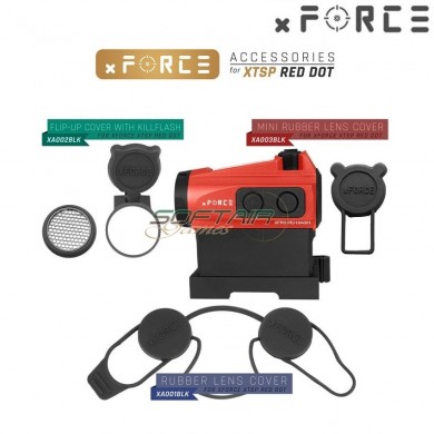Dot sight xtps con low & high qd mount red xforce (xf-xr003red)