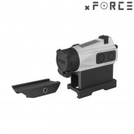 Dot sight xtps with low & high qd mount silver xforce (xf-xr003slv)