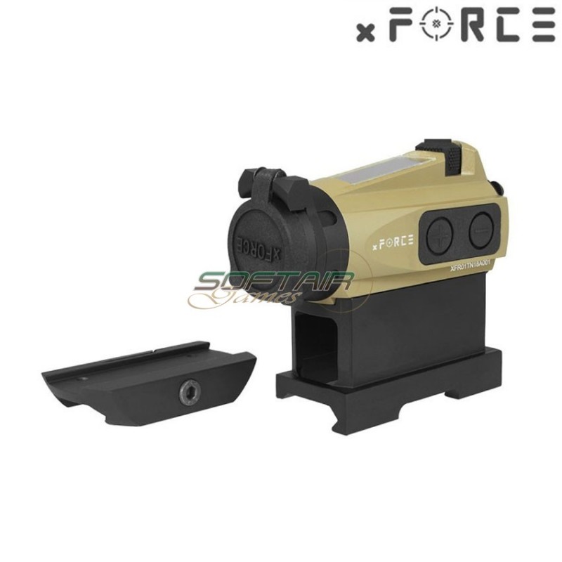 Dot sight xtps with low & high qd mount tan xforce (xf-xr003tan)