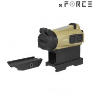 Dot sight xtps with low & high qd mount tan xforce (xf-xr003tan)