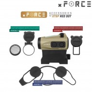 Dot sight xtps with low & high qd mount tan xforce (xf-xr003tan)