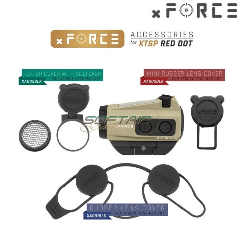 Dot sight xtps with low & high qd mount tan xforce (xf-xr003tan)