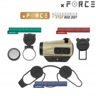 Dot sight xtps with low & high qd mount tan xforce (xf-xr003tan)