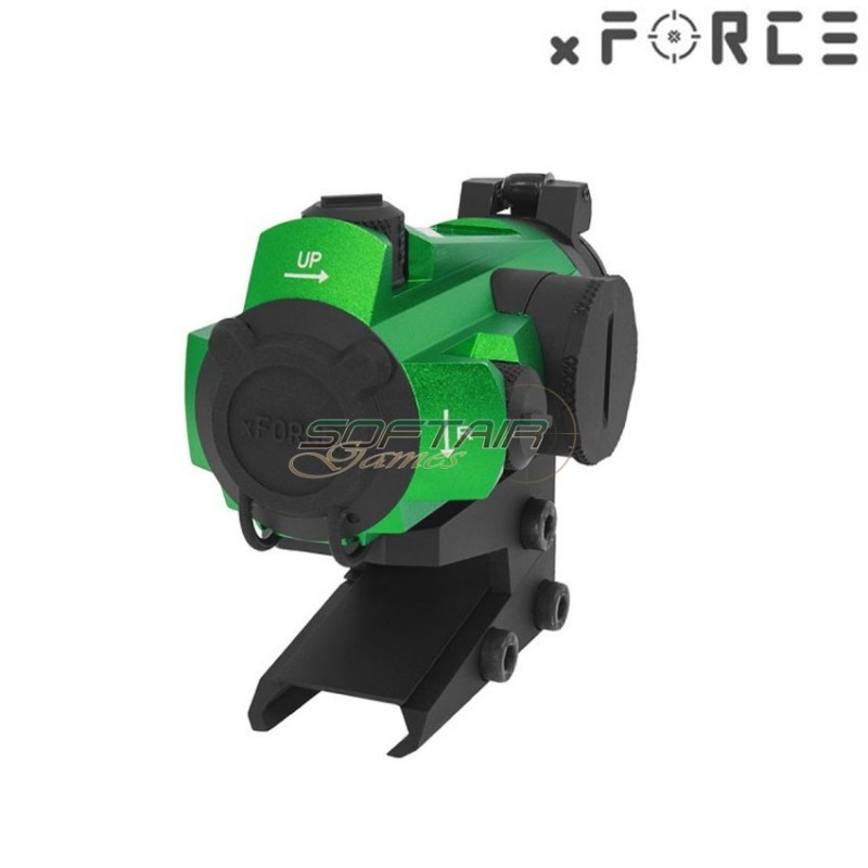 Dot sight xtps con ele mount green xforce (xf-xr006grn)