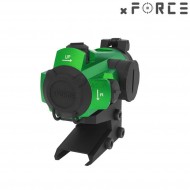 Dot sight xtps con ele mount green xforce (xf-xr006grn)