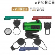 Dot sight xtps con ele mount green xforce (xf-xr006grn)