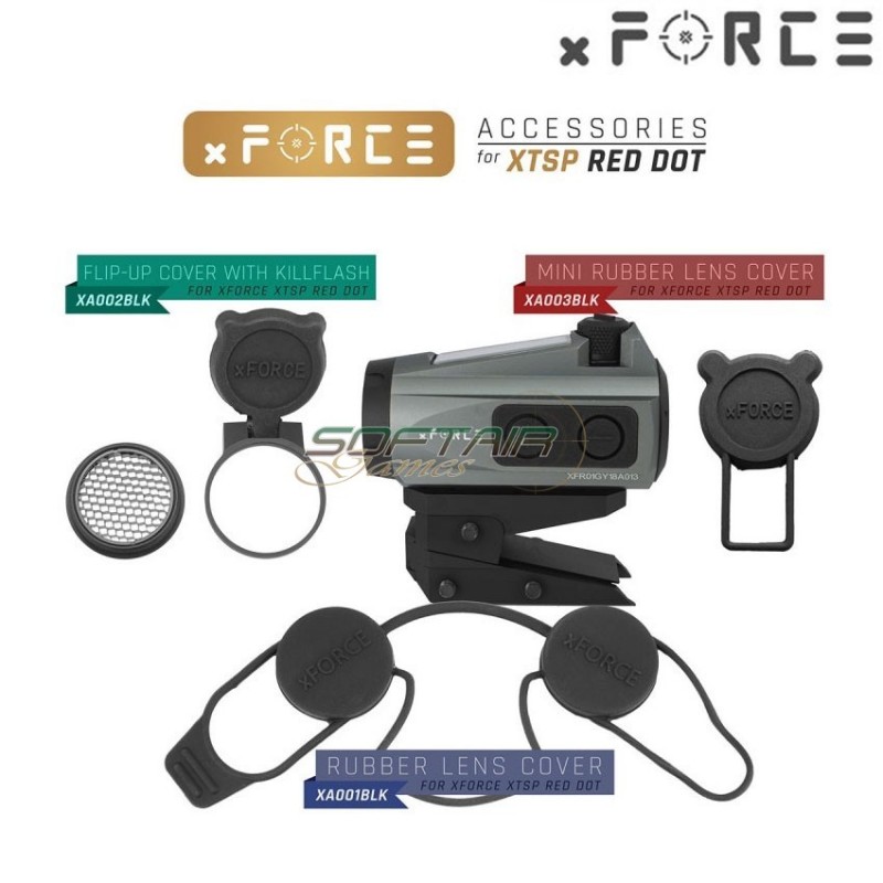 Dot sight xtps con ele mount grey xforce (xf-xr006gry)