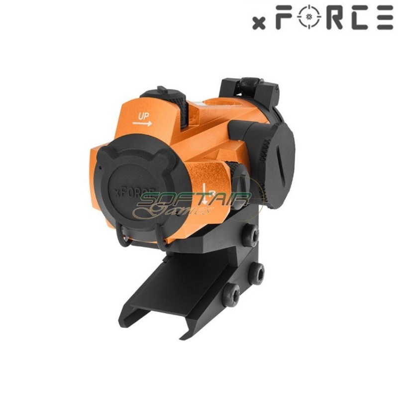 Dot sight xtps con ele mount orange xforce (xf-xr006orn)
