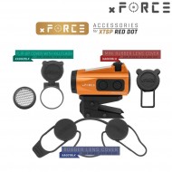 Dot sight xtps con ele mount orange xforce (xf-xr006orn)
