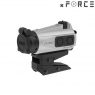 Dot sight xtps with ele mount silver xforce (xf-xr006slv)