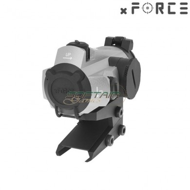 Dot sight xtps with ele mount silver xforce (xf-xr006slv)