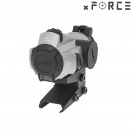 Dot sight xtps with ele mount silver xforce (xf-xr006slv)