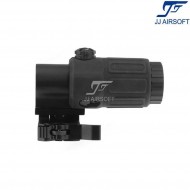 Magnifier 3x g33 et style black jj airsoft (ja-5348-bk)