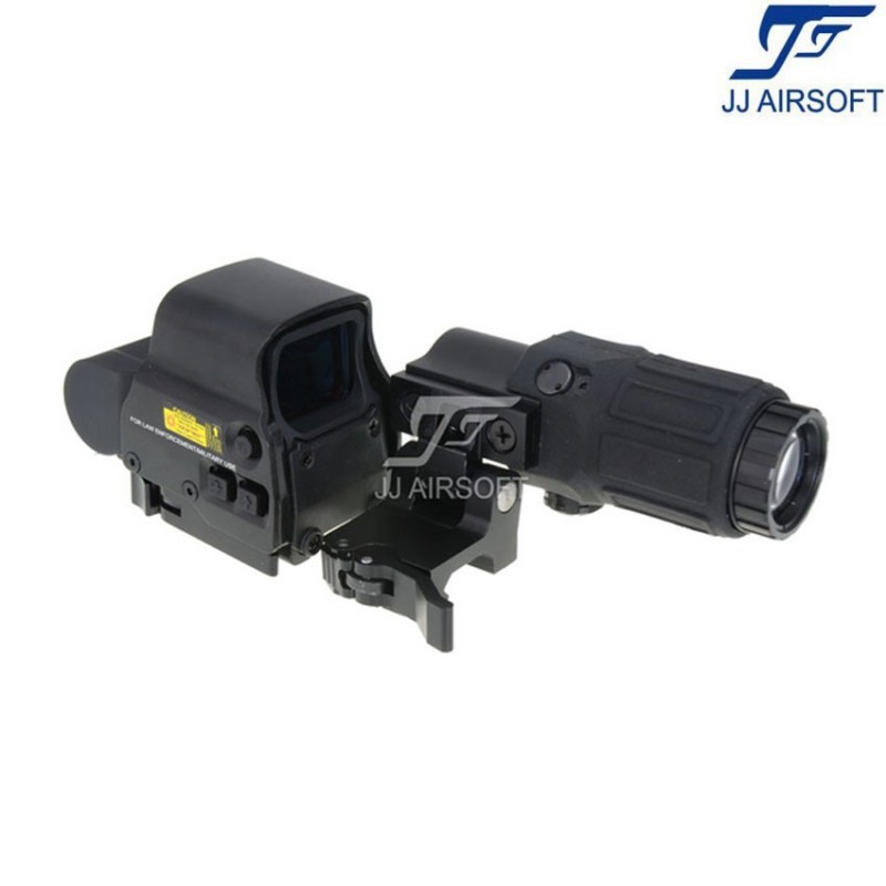 Combo set g33 & xps 3-2 black jj airsoft (ja-5357-bk)