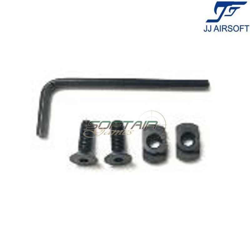 Set 2 viti in acciaio per LC jj airsoft (ja-8047-st)