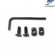 Set 2 steel screws for LC jj airsoft (ja-8047-st)