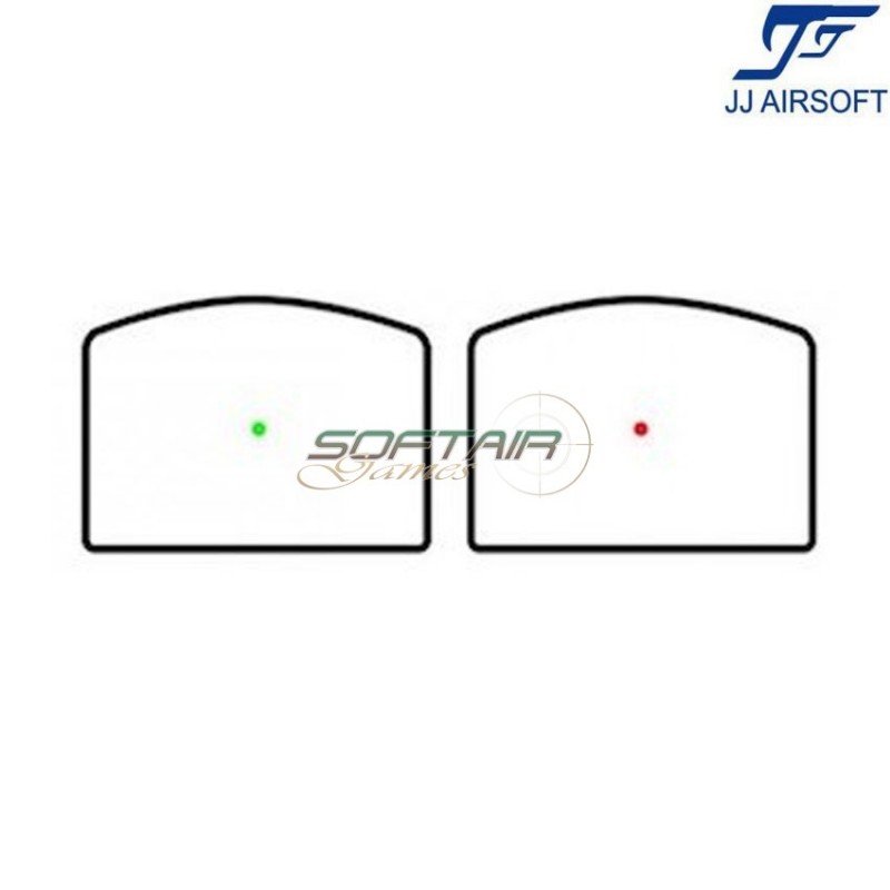 Lco red/green dot black jj airsoft (ja-5082-bk)