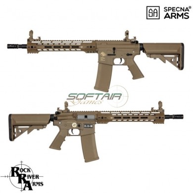 Fucile elettrico sa-c14 r.r.a. logo assault replica m4 LC dark earth core™ specna arms® (spe-01-024041)
