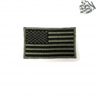 Embroidered patch usa flag olive frog industries® (fi-emb-11-002-od) Embroidered patch usa flag olive frog industries® (fi-emb-11-002-od)
