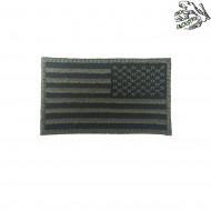 Embroidered patch usa flag olive reverse frog industries® (fi-emb-11-002-od-rev) Embroidered patch usa flag olive reverse frog industries® (fi-emb-11-002-od-rev)