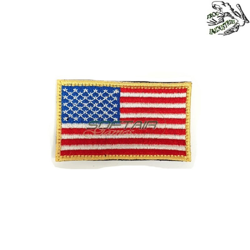 Patch ricamata bandiera usa color frog industries® (fi-emb-11-002) Patch ricamata bandiera usa color frog industries® (fi-emb-11-002)