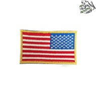 Embroidered patch usa flag color reverse frog industries® (fi-emb-11-002-rev) Embroidered patch usa flag color reverse frog industries® (fi-emb-11-002-rev)