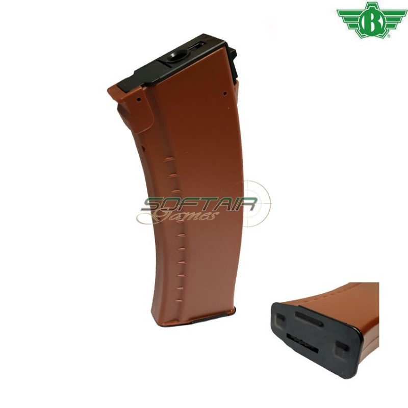 Hi-cap magazine ak74 style 500bb brown bolt (bolt-b-km022)