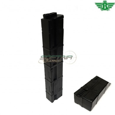 Caricatore monofilare straight mp5 style 120bb black bolt (bolt-ba-103)