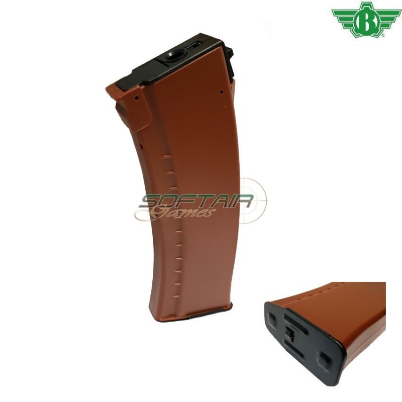 Caricatore monofilare ak74 style 200bb brown bolt (bolt-b-km02)