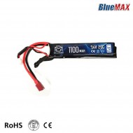 Lipo battery deans connector 7.4v X 1100mah 20c cqb type bluemax-power® (bmp-7.4x1100-ds-cqb) Lipo battery deans connector 7.4v X 1100mah 20c cqb type bluemax-power® (bmp-7.4x1100-ds-cqb)
