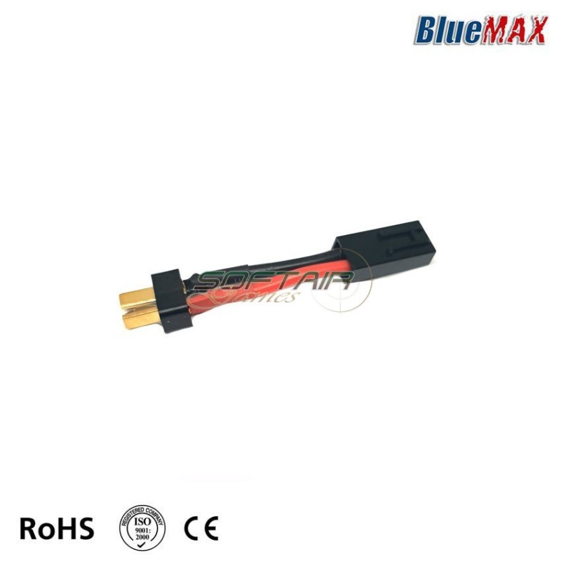 Connector small tamiya female to deans male bluemax-power® (bmp-9) Connector small tamiya female to deans male bluemax-power® (bmp-9)