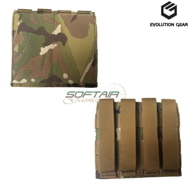 Speed double pouch 5.56 elastic multicam® genuine usa evolution gear® (evg-616-double-mc)